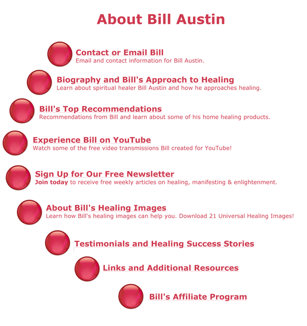Learn About Spiritual Healer& Reiki Master Bill Austin graphic