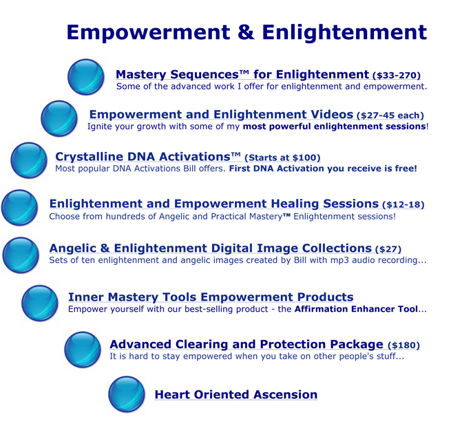 Empowerment, Enlightenment and Ascension Category Page graphic